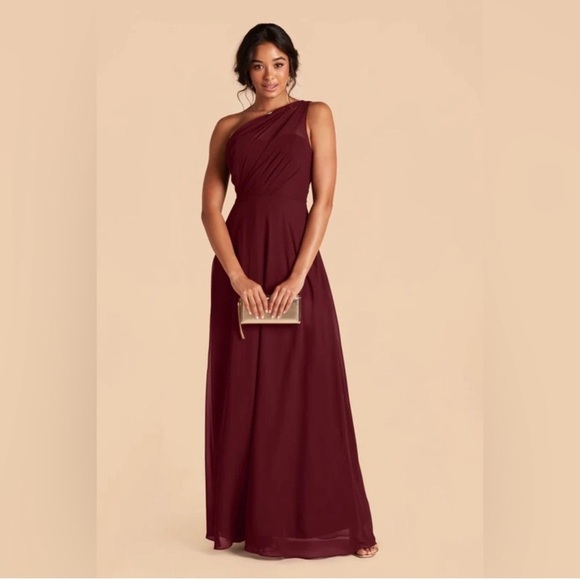 NWT Birdy Grey Kira Dress in Chiffon Cabernet - Picture 1 of 7